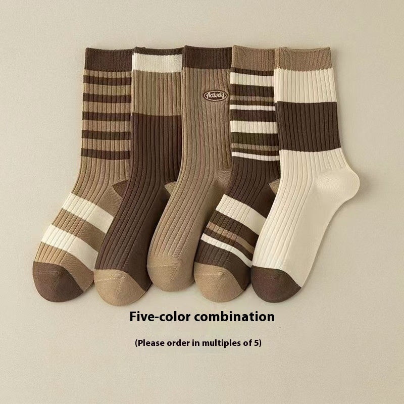 Soft & Stylish Mid-Calf Socks – Comfort in Every Step!