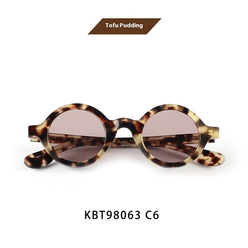 Retro Round Personalized Sunglasses – Vintage Elegance for Every Occasion