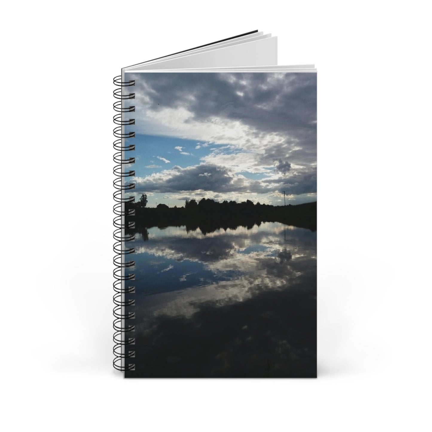 Magical Lake Reflection – An Inspiring Spiral Notebook for Creativity & Notes!