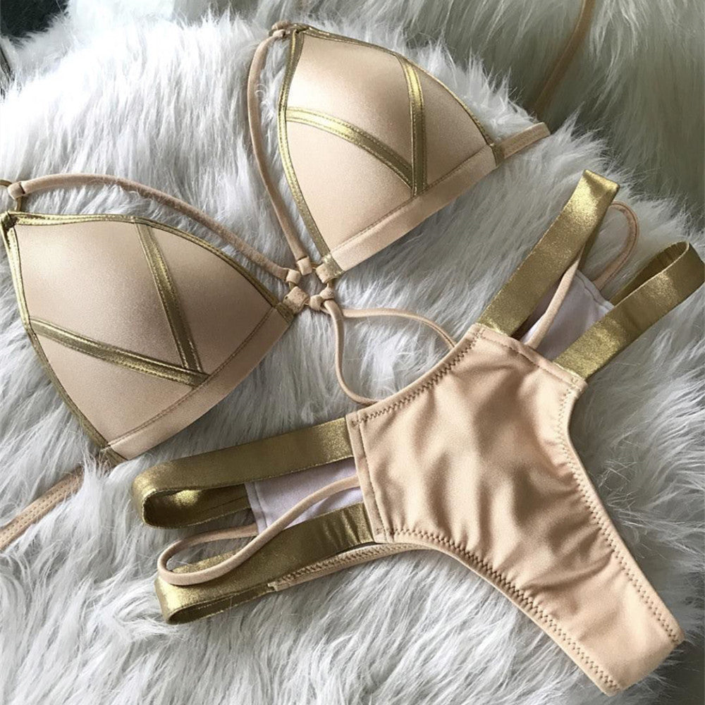 Luxe Strappy Bikini – Sexy & Elegant Beach Look