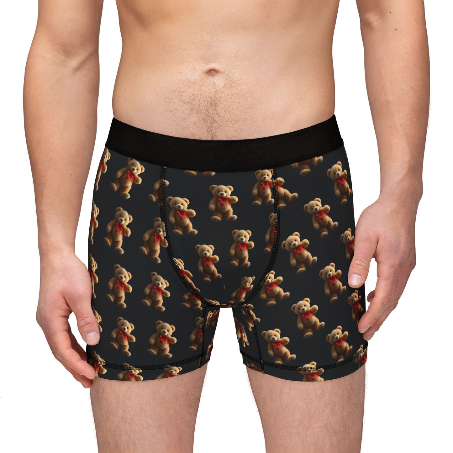 Fun & Comfortable Bear-Print Men’s Boxers!