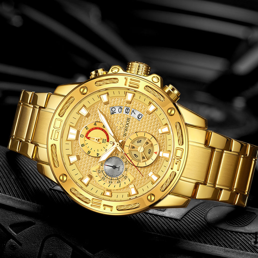 WWOOR Luxury Chronograph World Timer – Top-notch performance & striking design