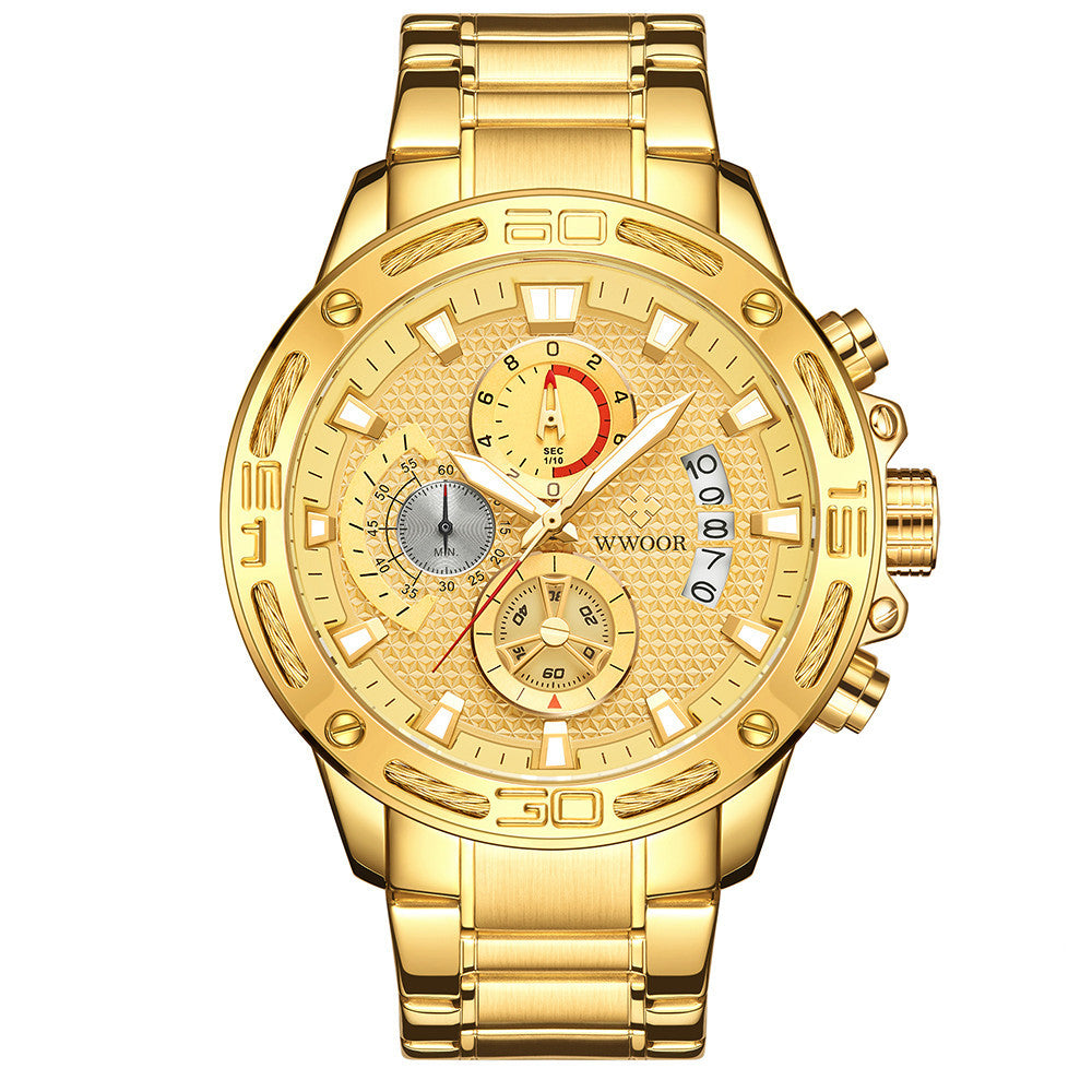 WWOOR Luxury Chronograph World Timer – Top-notch performance & striking design