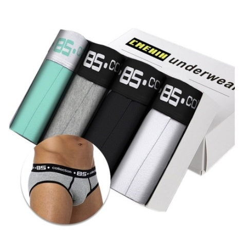 Seamless 4-Piece Box Panties For Men