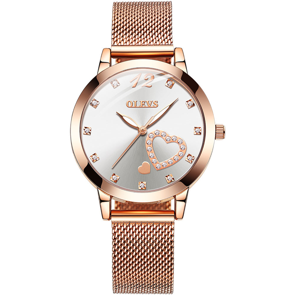 OLEVS Heart Charm watch