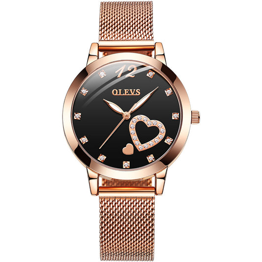 OLEVS Heart Charm watch