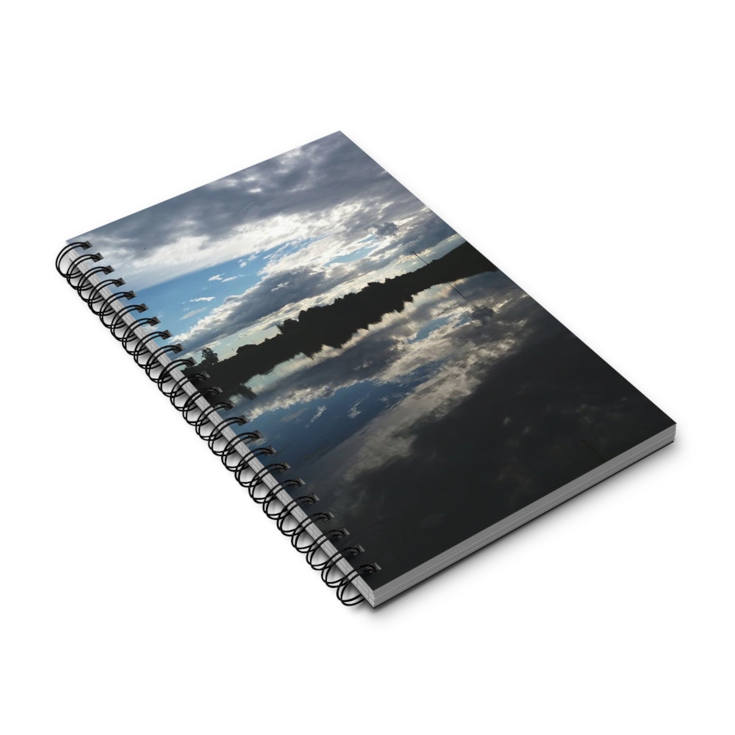 Magical Lake Reflection – An Inspiring Spiral Notebook for Creativity & Notes!