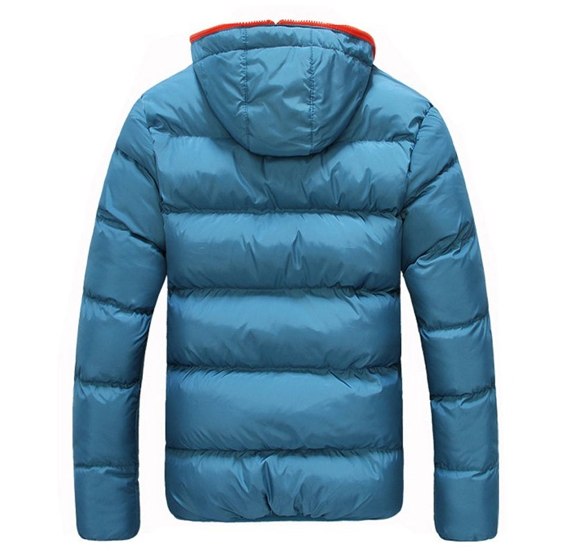 Men's Warm Candy Color Winter Jacket – Stylish & Functional