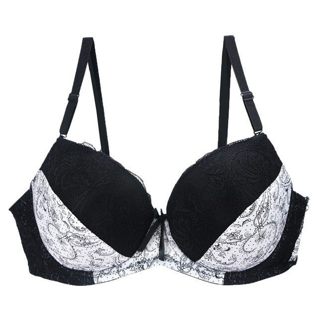 Elegant Lace Push-Up Bra – Feminine Support & Style