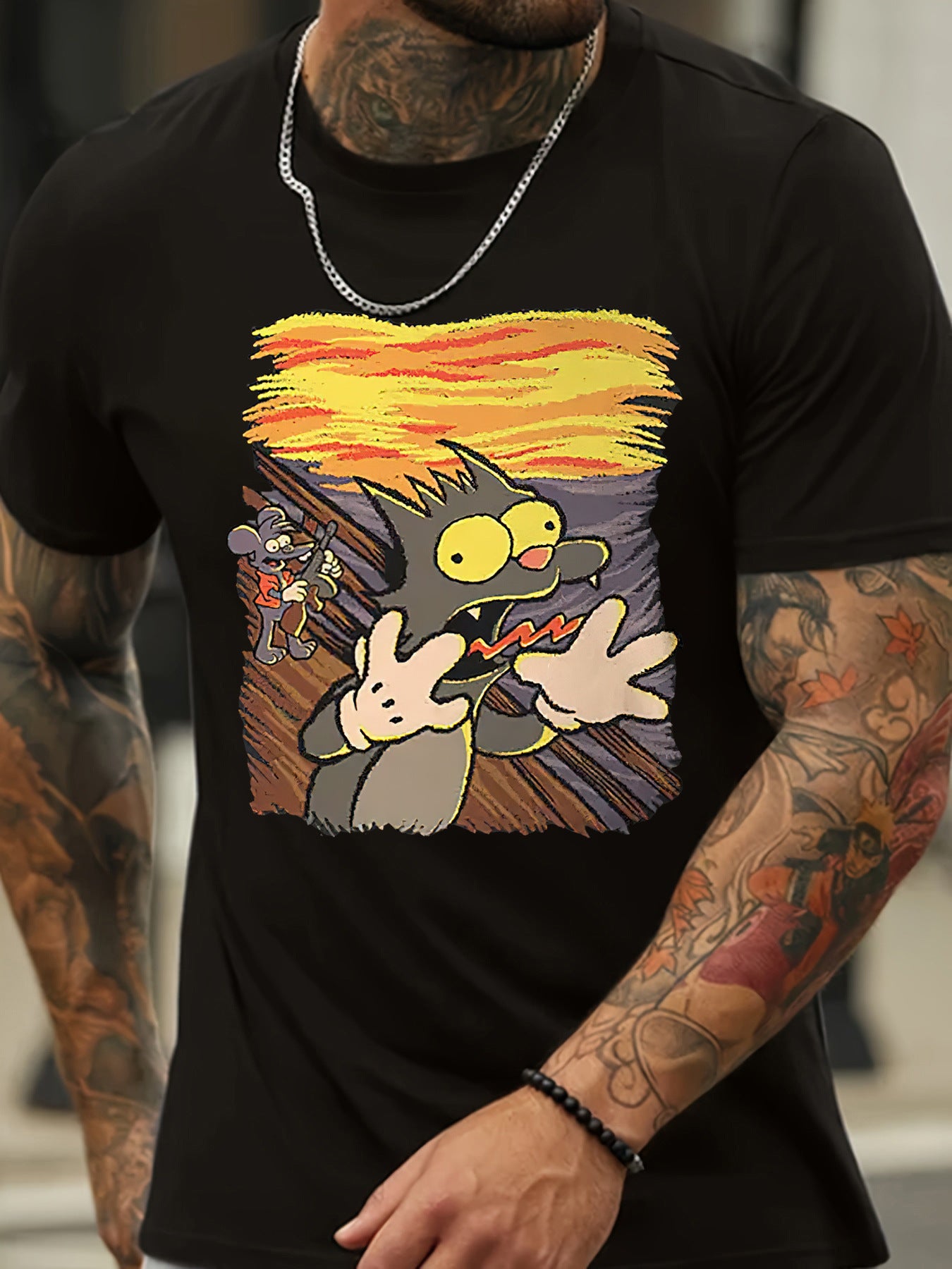 Cartoon Graphic T-Shirt – Bold & Fun Look!