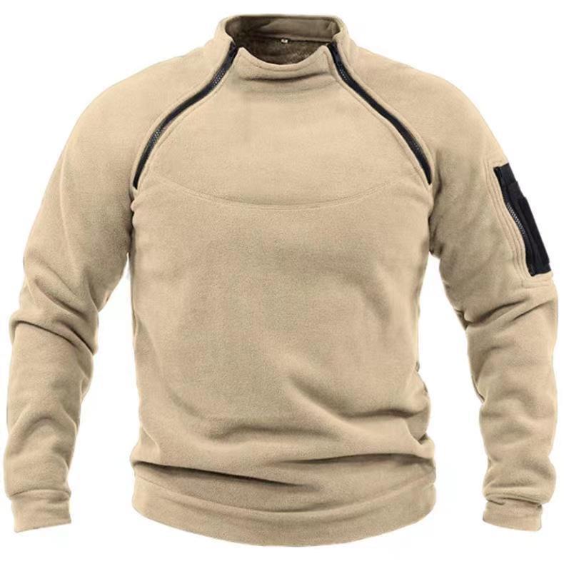 Men's waffle or fleece-lined sweater – warmth and style for cool days!