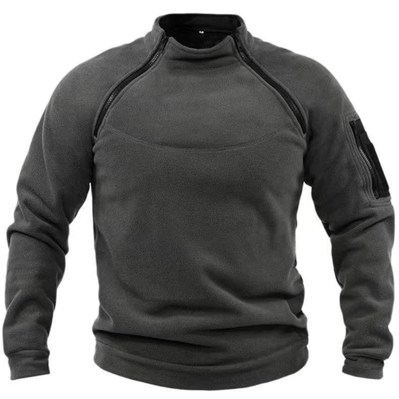 Men's waffle or fleece-lined sweater – warmth and style for cool days!