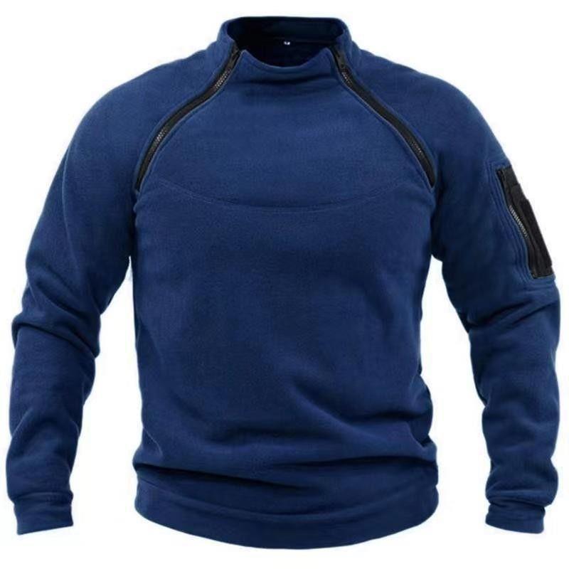 Men's waffle or fleece-lined sweater – warmth and style for cool days!