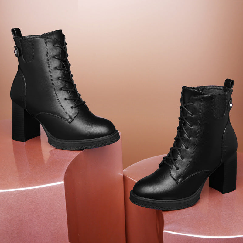 Chunky Heel Ankle Boots – Power & Style Combined!