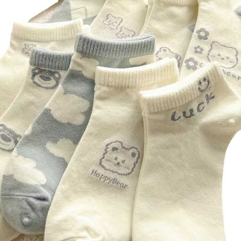 Adorable Teddy Bear Socks – Soft Comfort in Every Step!