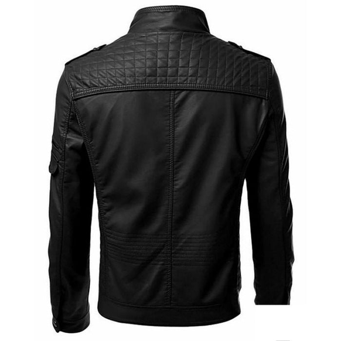 Men's Rock-inspired PU leather jacket – Attitude and style for every occasion!