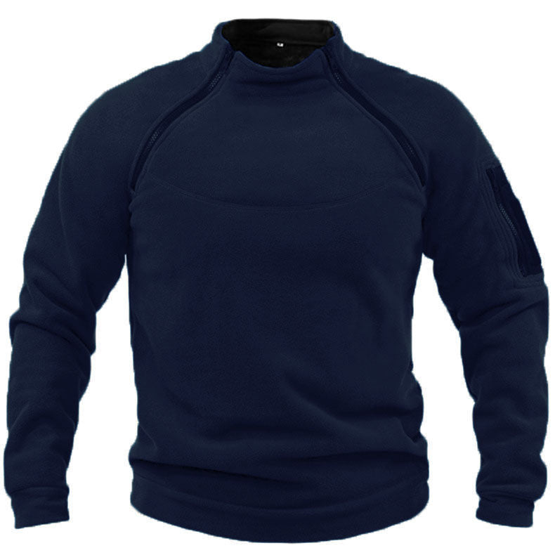 Men's waffle or fleece-lined sweater – warmth and style for cool days!