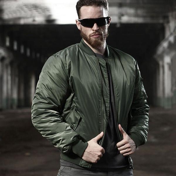 Men’s Classic Bomber Jacket – Rugged & Timeless