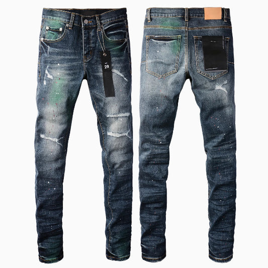 Men’s Distressed Slim-Fit Jeans – Street Style Statement