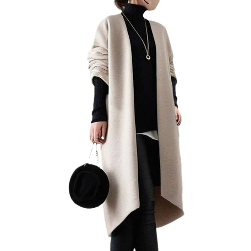 Minimalist Cocoon Coat – Effortless Elegance