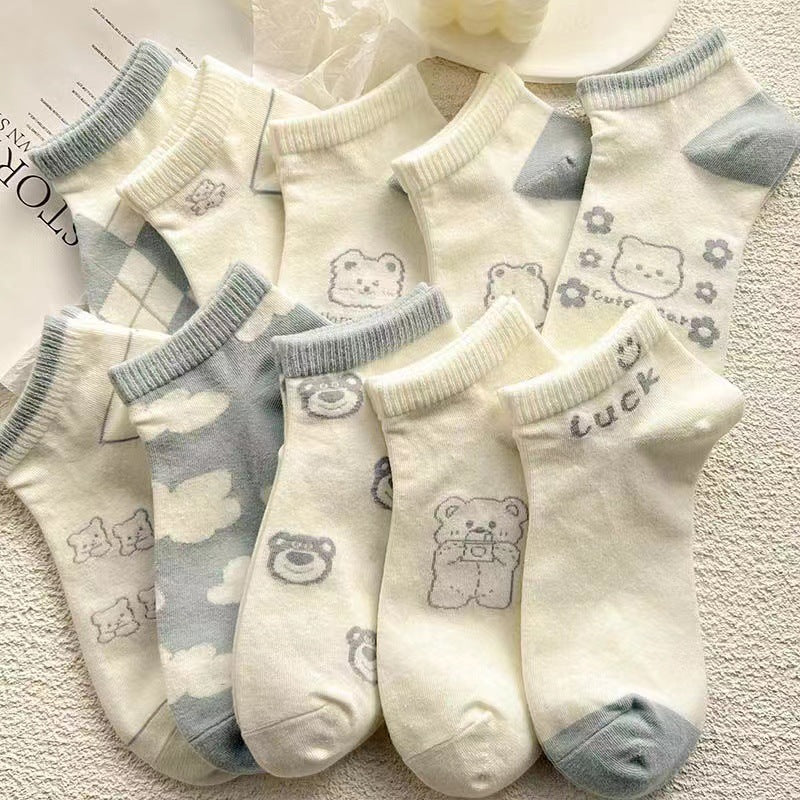 Adorable Teddy Bear Socks – Soft Comfort in Every Step!