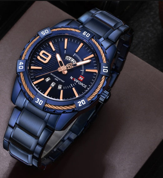 NAVIFORCE Sport Quartz – Sporty & Robust Men’s Wristwatch