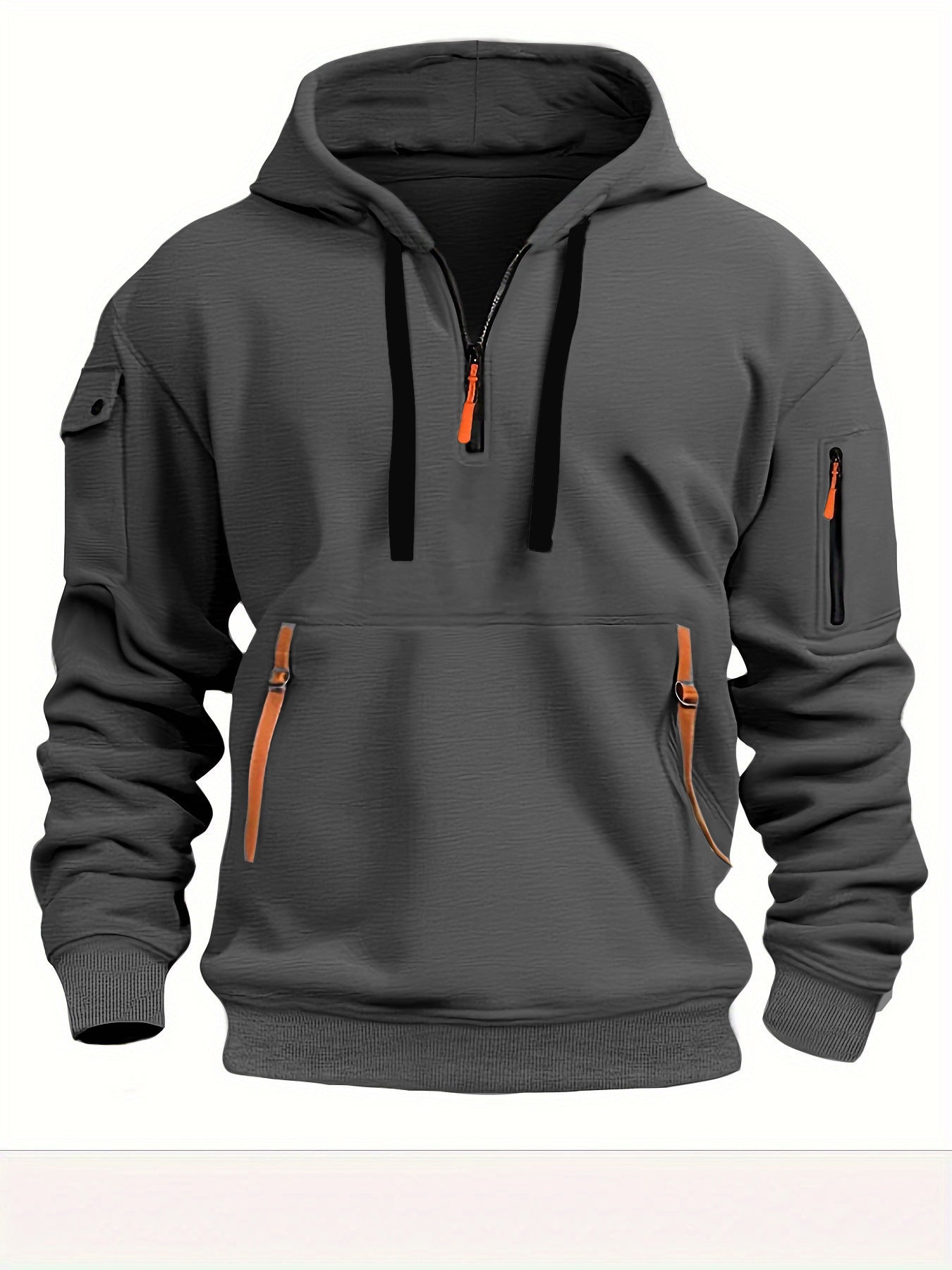 Men’s Versatile Zip Hoodie – Stylish & Comfortable Choice