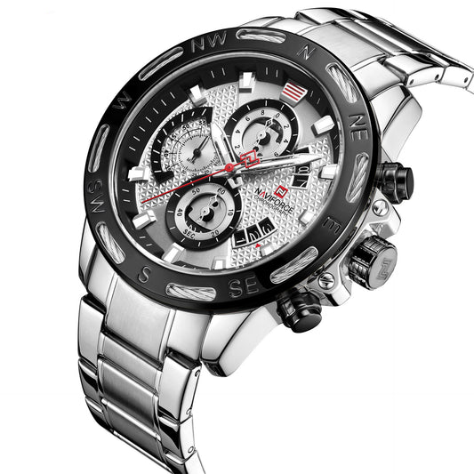 NAVIFORCE NF9165 – Sporty & Versatile Men’s Chronograph