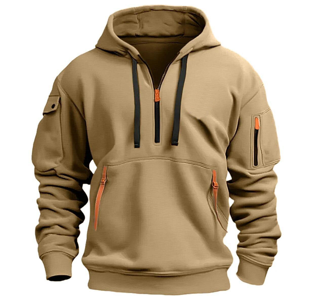 Men’s Versatile Zip Hoodie – Stylish & Comfortable Choice