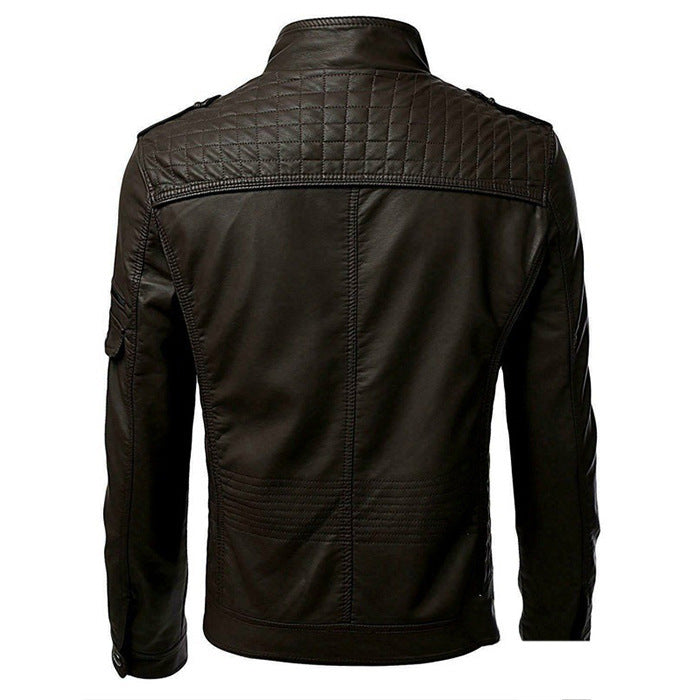 Men's Rock-inspired PU leather jacket – Attitude and style for every occasion!