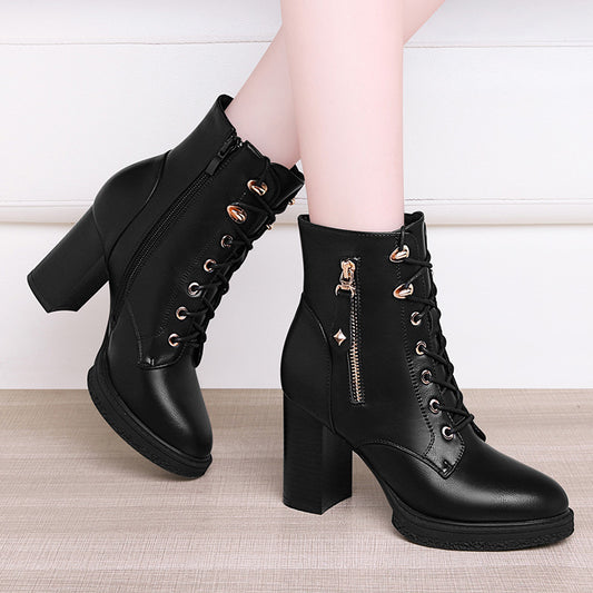 Chunky Heel Ankle Boots – Power & Style Combined!