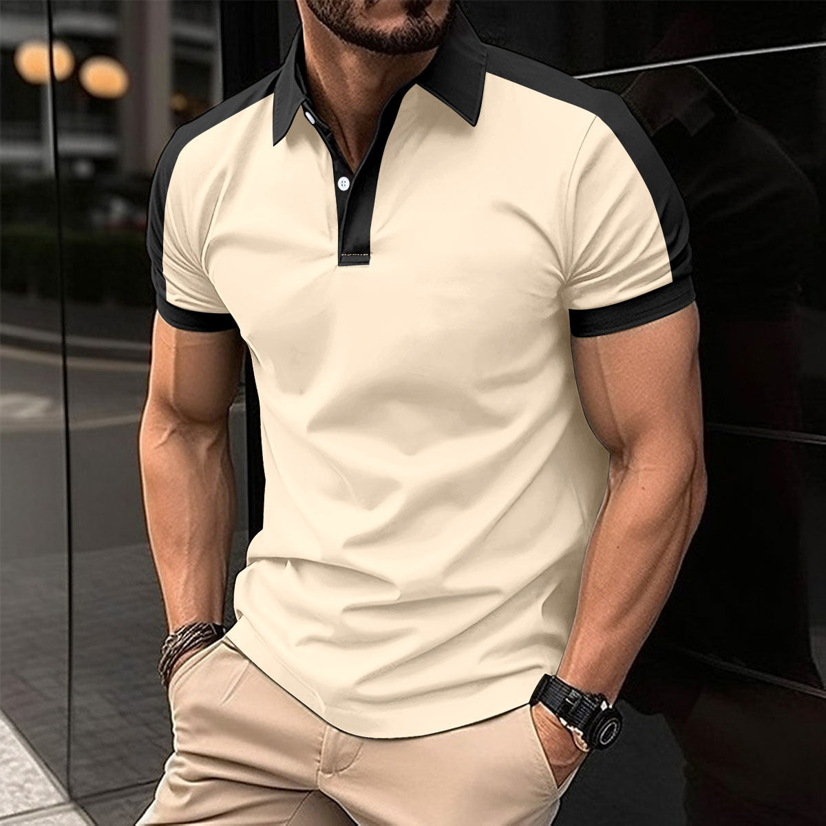 Stylish Men's Polo Shirt – Effortlessly Elegant!