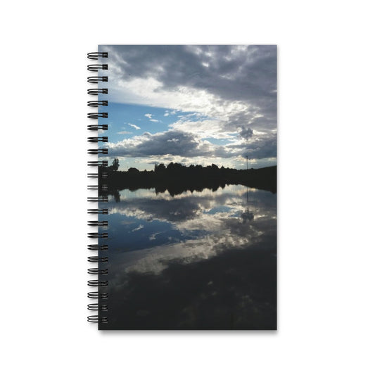 Magical Lake Reflection – An Inspiring Spiral Notebook for Creativity & Notes!