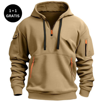 Men’s Versatile Zip Hoodie – Stylish & Comfortable Choice