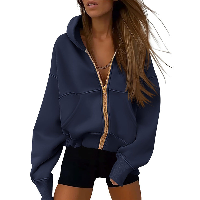 Oversized Zip-Up Hoodie – The Perfect Blend of Comfort and Street Style!