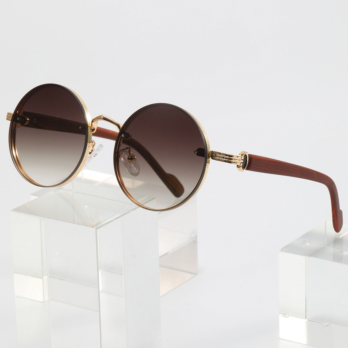 Fashion Personality Retro Round Punk Sunglasses