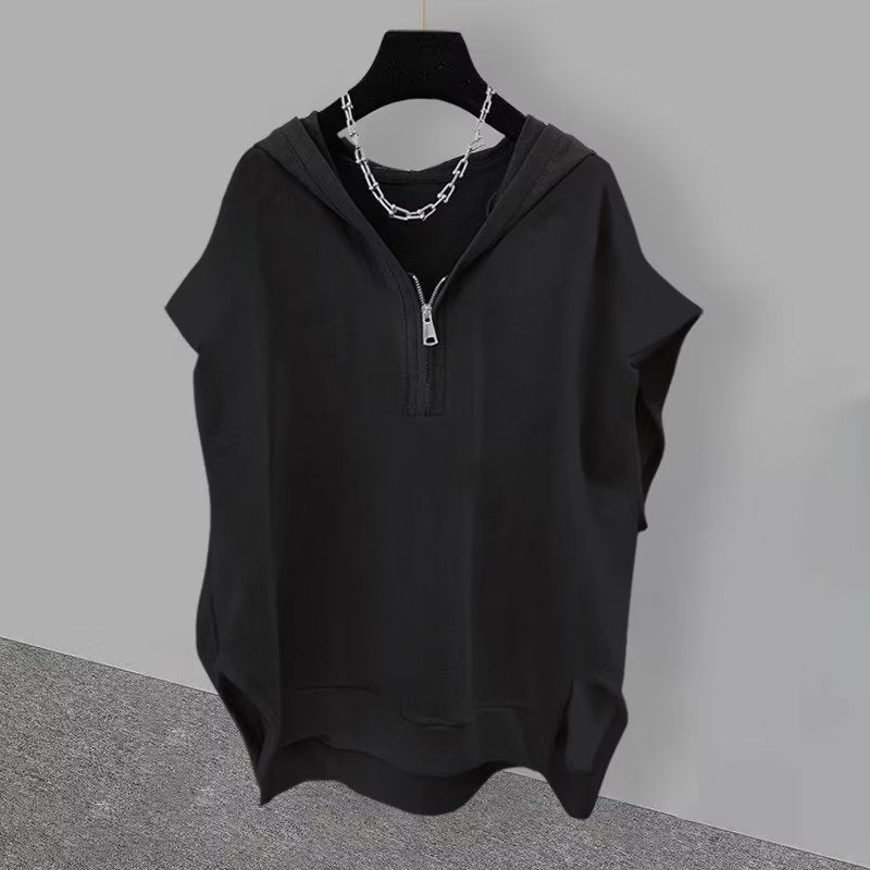 Stylish and comfortable Sleeveless Hoodie – Urban Fashion!