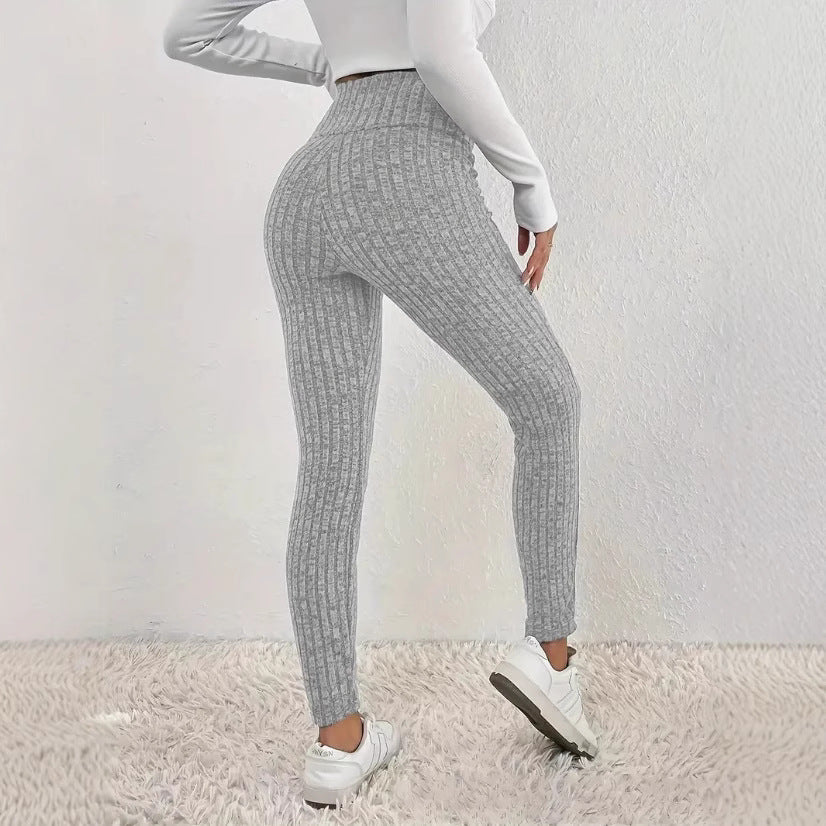 Ribbed Knit Leggings – Cozy & Stylish