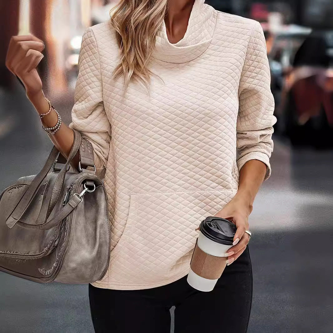 Elegant High-Neck Sweater – Perfect for Autumn & Winter!