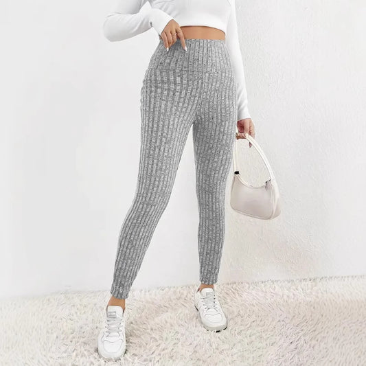 Ribbed Knit Leggings – Cozy & Stylish