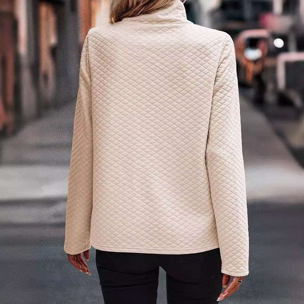 Elegant High-Neck Sweater – Perfect for Autumn & Winter!