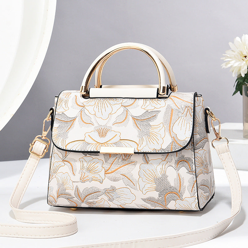 Floral Elegance Handbag – Chic & Versatile