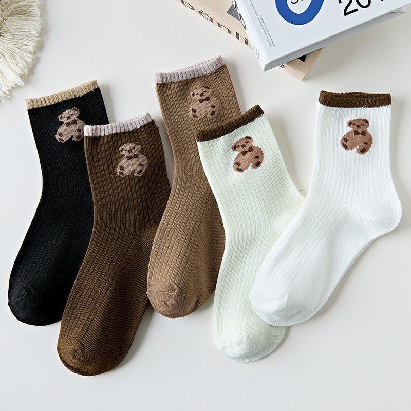 Soft & Stylish Mid-Calf Socks – Comfort in Every Step!