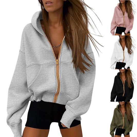 Oversized Zip-Up Hoodie – The Perfect Blend of Comfort and Street Style!