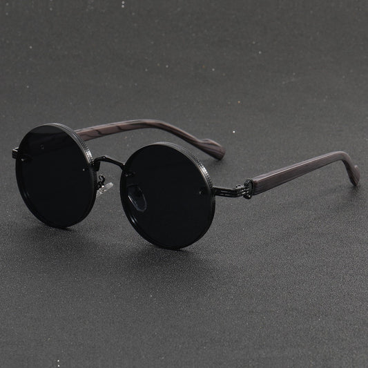 Fashion Personality Retro Round Punk Sunglasses