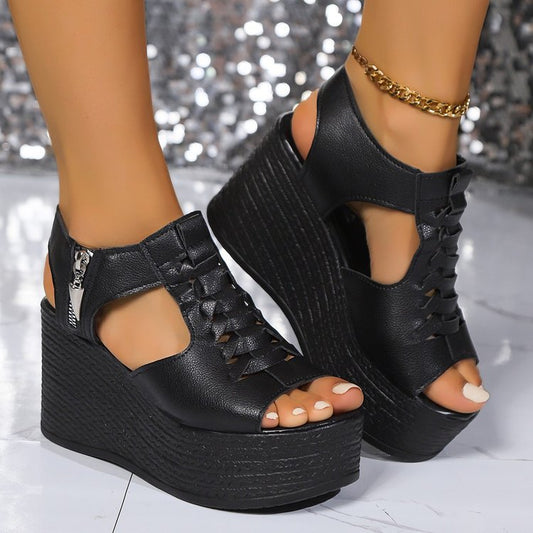 Stunning Wedge Platform Sandals – Style & Comfort in Every Step!