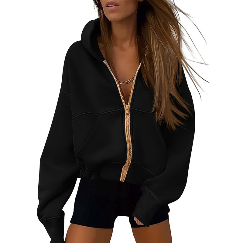 Oversized Zip-Up Hoodie – The Perfect Blend of Comfort and Street Style!