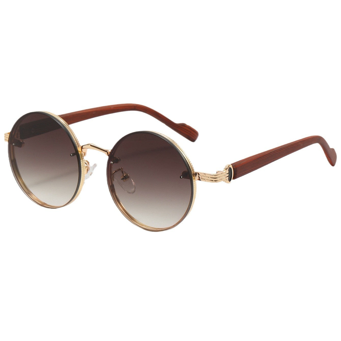 Fashion Personality Retro Round Punk Sunglasses