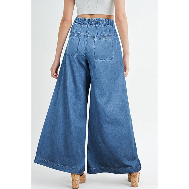 Relaxed & Stylish Wide-Leg Denim Pants – A Perfect Blend of Comfort & Elegance!