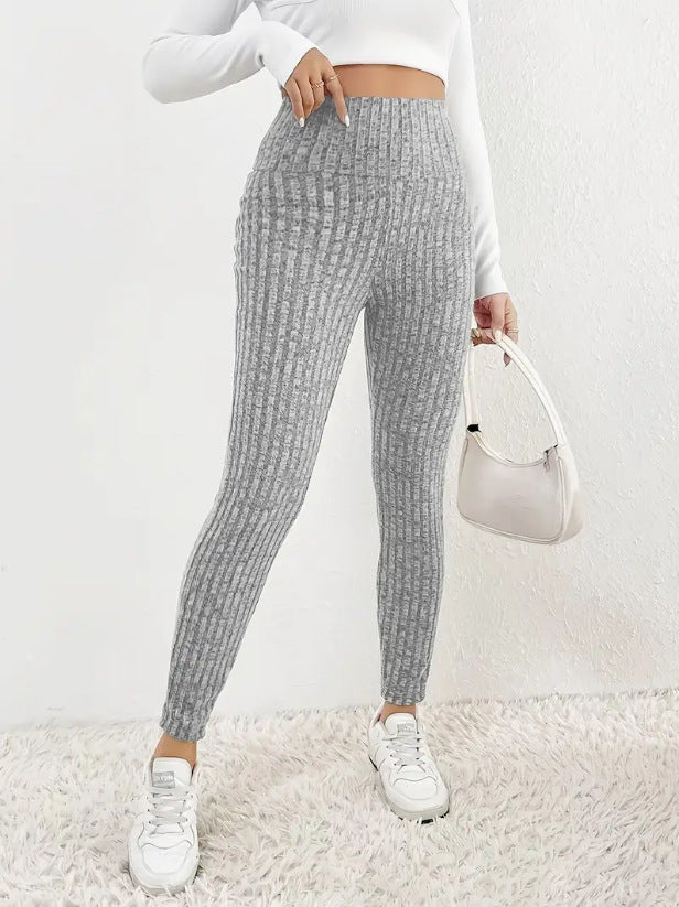 Ribbed Knit Leggings – Cozy & Stylish